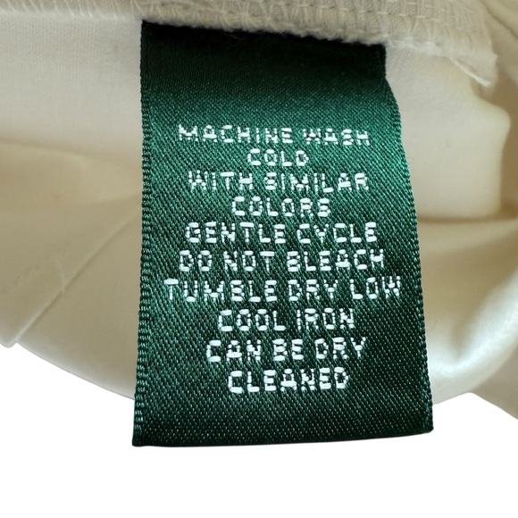 Lauren Ralph Lauren Women's White A-Line Skirt Size 2 Knee Length Stretch Cotton - Picture 6 of 7